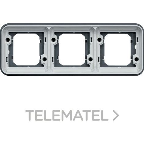 Soporte Tple H Gris Wna403