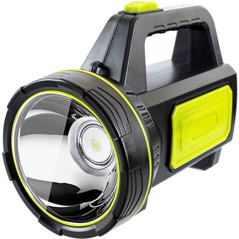 Lampe de poche rechargeable à lumière forte projecteur portable rechargeable multifonctionnel pour la maison extérieure (1/4)