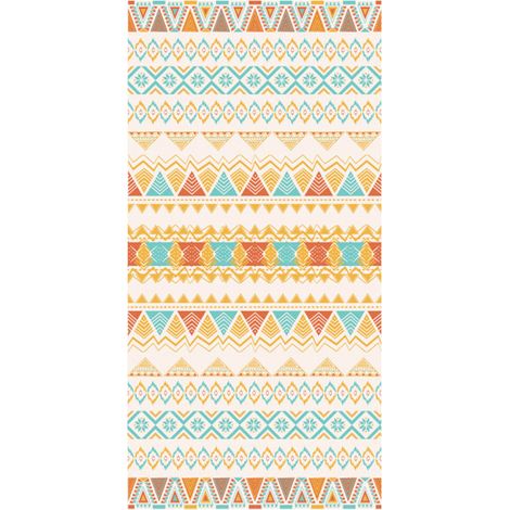 Serviette De Plage En Microfibre Double Éponge - Imprimée Grande Taille 80x160cm - Pour Piscine Et Extérieur - 1 Pièce (1/5)