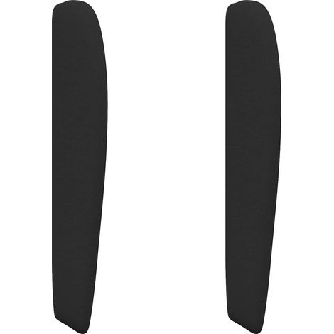 Maison Exclusive - Kopfteil Ohr Schwarz 80 x 23 x 6 cm Stoff