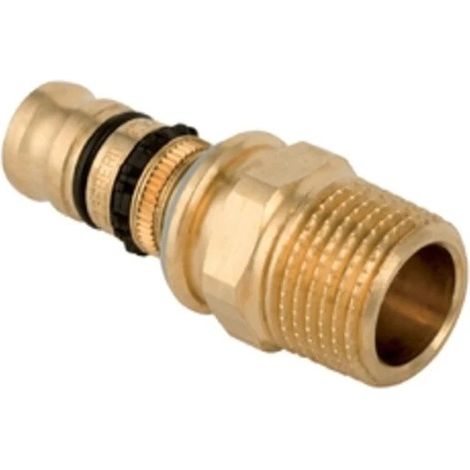 Geberit Mepla Transizione con filettatura esterna, DN 15, dø 20 mm, 602.535.00.5