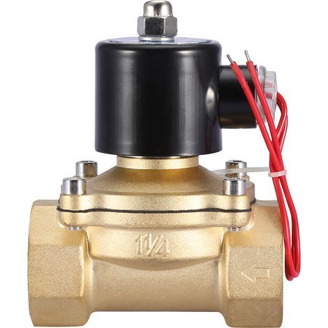 DN32 Normally closed Electromagnetic Salenoid Fast and Sensitive 2 Position 2 Way for Various Applications AC 220V 1-1/4. (1/5)