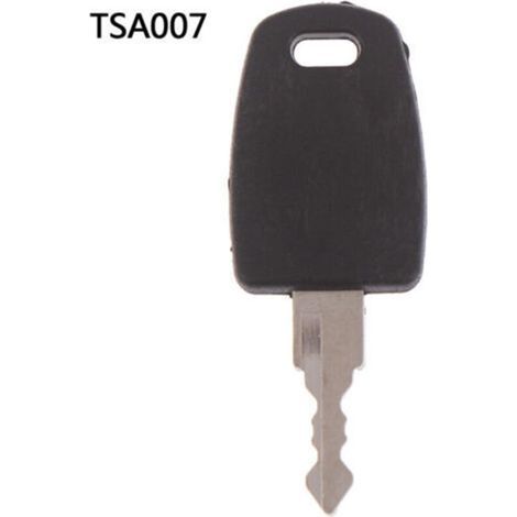 Clé de bagage principale TSA007 pour serrures principales TSA007, serrures à mot de passe universelles approuvées pour valise à bagages (1/2)