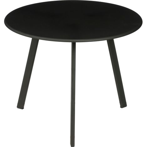 Mica Decorations Table de jardin Noir H30xl38xL38cm (1/5)