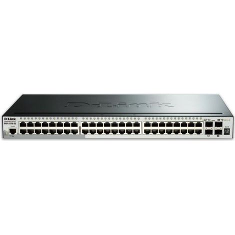 D-Link DGS-1510-52X switch di rete Gestito L3 Gigabit Ethernet (10/100/1000) 1U Nero (1/4)