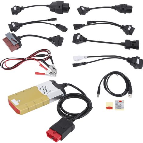 Kit de diagnostic auto OBD2 Scanner lecteur de code avec câble de connexion multilingue (1/5)