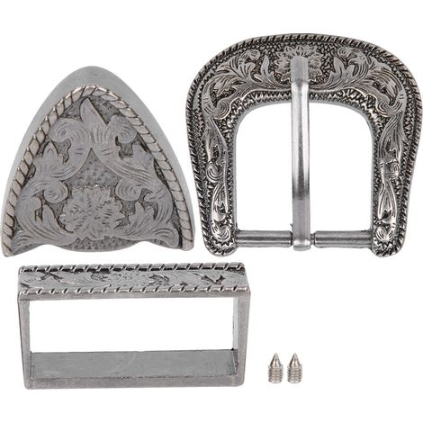 Boucle de ceinture en alliage sculpté à la main, style vintage, pour accessoires de collier et de selle, diamètre intérieur 30 mm (1/2)