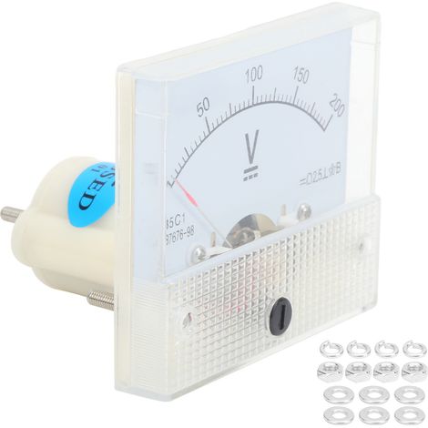 Voltmètre à cadre Pointer 85C1 DC 0200V – Instrument de mesure de tension pour panneau (1/5)
