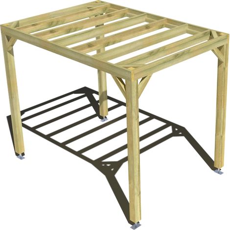 Pergola bois • 2m x 3m • indépendante • sens largeur • livraison comprise (1/3)