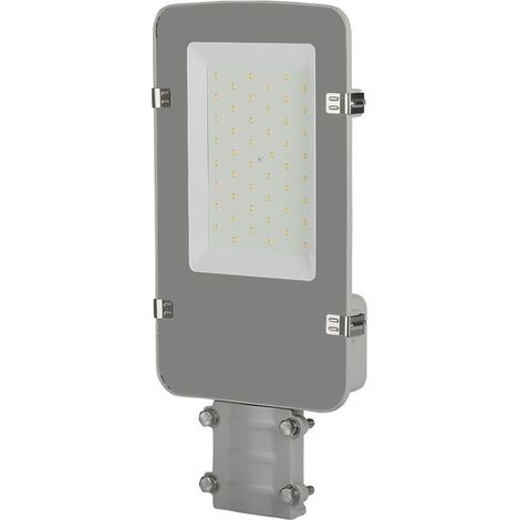 V-TAC PRO VT-50ST Lampe LED pour éclairage public 50W couleur gris puce samsung blanc naturel 4000K slim IP65 - sku 215271 (1/5)