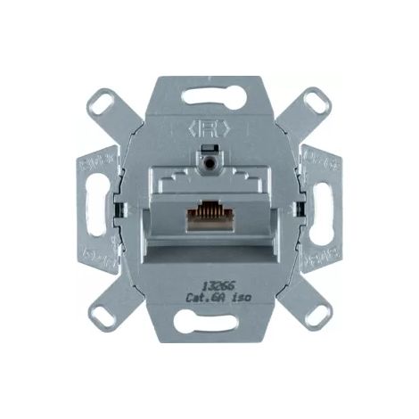 Hager Anschluss Dose 1x RJ45 geschirmt Cat.6a G3139