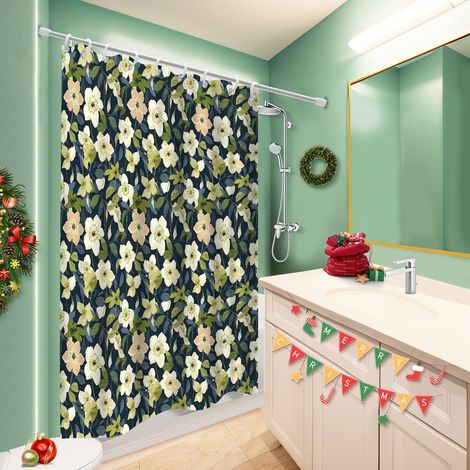 Kit rideau de douche en polyester 180x180 Épais protection douche pour cacher un carrelage un peu vieillot (1/5)