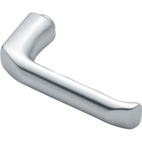Poignée de porte avec trou London 113H Aluminium.F1/naturel.4-KT.10mm DIN L/D (1/4)
