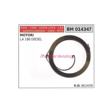 Molla avviamento CINA decespugliatore LA 189 DIESEL 014347