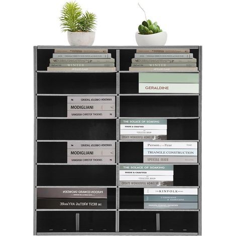 Ablageorganizer mit 16 Fächern – A4-Dokumentenhalter aus PVC mit erweiterbaren Fächern – Freistehend fürs Büro – Hohe Tragfähigkeit – Elegantes Design (1/5)