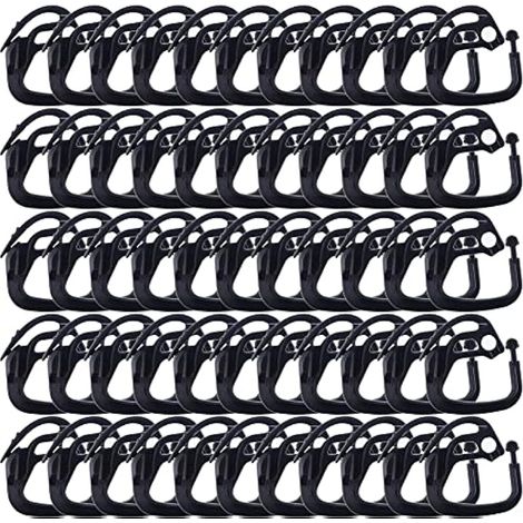 200 clips pour filet de clôture, crochets pour filet anti-oiseaux, clips pour voile d'ombrage, clips en plastique pour filet anti-oiseaux (1/5)
