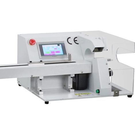 Machine automatique de rubanage de câbles avec avance linéaire (Ø 0,1 - 30 mm) (1/3)