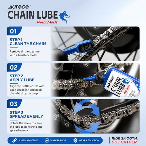 Chain lubricant for bicycles, motorcycles, and motorbikes - 120ml chain lubricant, rust and dust preventer. -- BIEMMEDUE (1/4)