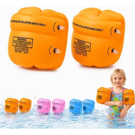 Brassards Enfant Gonflables pour Piscine 1-6 Ans, Brassard Bébé, Flotteurs Bras pour Apprendre à Nager,Aide Natation Enfant pour Piscine Plage Vacances Voyage, Charge 5-30 kg (1/5)