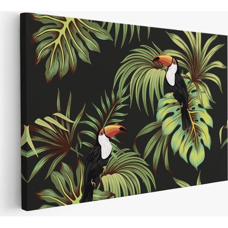 Tableau toile - Toucans (1/2)