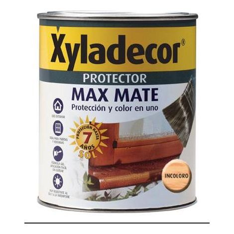 Xyladecor protector Max mate Castaño 750 Ml