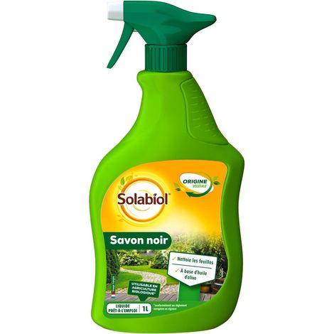 Jabón Negro Listo para usar en pulverizador 1l /nc - Solabiol (1/3)