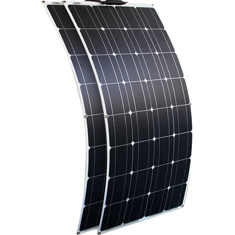 Solarmodul, MPPT-Regler, wasserdichtes Design, Schwarz (1/2)