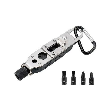 Mini outil multifonction polyvalent combinant un tournevis durable et une bouteille pratique (1/5)