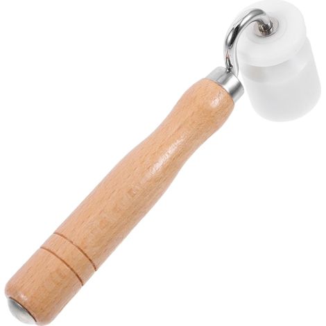 Rouleur à Joint pour Peint avec Manche de Hêtre à Pression Plat Ergonomique pour Coins et Surfaces Plates à Roulement pour Finition Sans Bulles et Installation Facile (1/5)