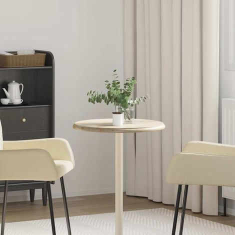 Dessus de table en marbre crème, plateau de remplacement Ø50 x 2,5 cm - PANGIVO (1/5)