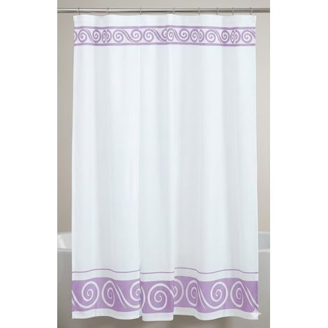 Tenda doccia G-Ricciolo lilla 180x200 cm