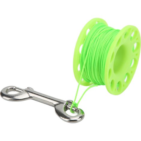 Bobine de plongée portable en plastique résistant, design ergonomique pour équipement de plongée durable et compact. (1/5)