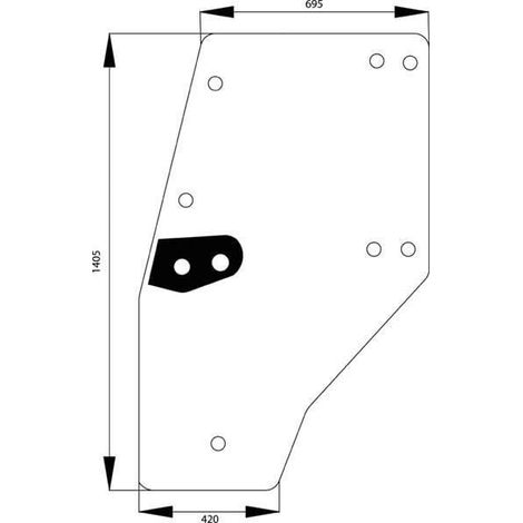 Türscheibe UNIVERSAL D7729T (1/2)