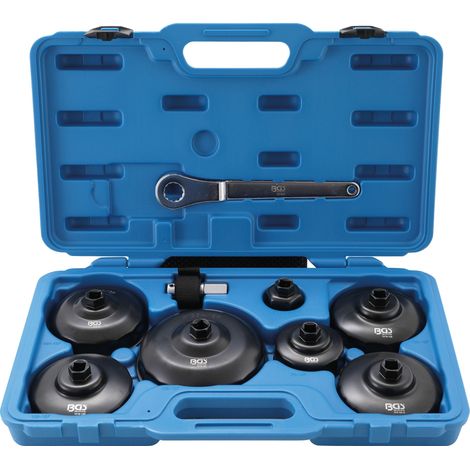 BGS Llave de filtro de aceite para vehículos industriales, 9 piezas - 1019 (1/3)
