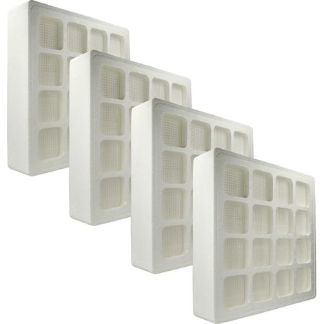 vhbw 4x prefiltro sostituisce IQAir 102101000, Premax F8 S per depuratore d'aria - plastica / tessuto non tessuto, classe filtrante F8 bianco