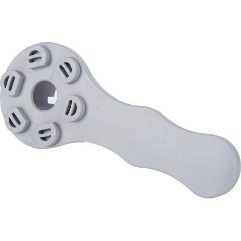 Clé de valve à air PVC 6 rainures grise pour bateau gonflable kayak radeau canoë pneumatique (1/5)