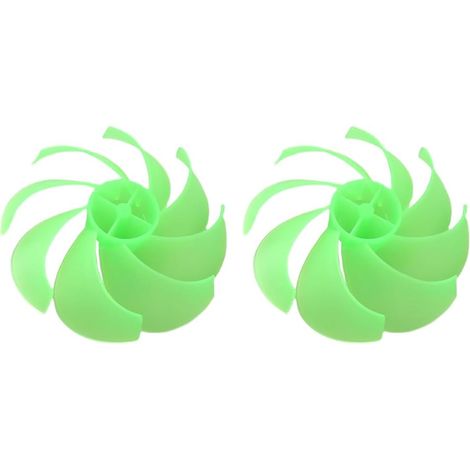 Lot de 2 pales de ventilateur de turbine de 12 cm, adaptées pour les mini éoliennes (1/5)