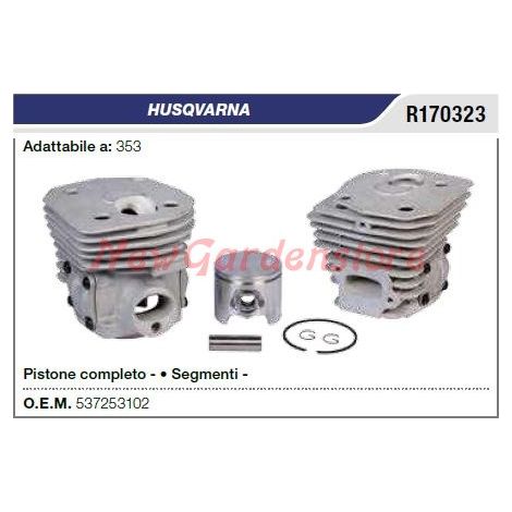 Cilindro pistone segmenti HUSQVARNA motosega 353 R170323