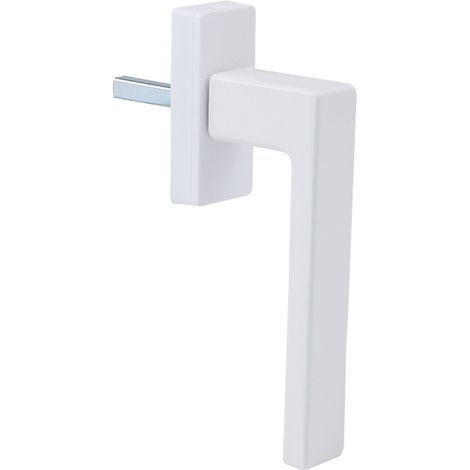 Kotarbau – Poignée de fenêtre en aluminium gris laqué RAL 7016 – Longueur totale 150mm – Compatible fenêtres bois et PVC – Installation simple