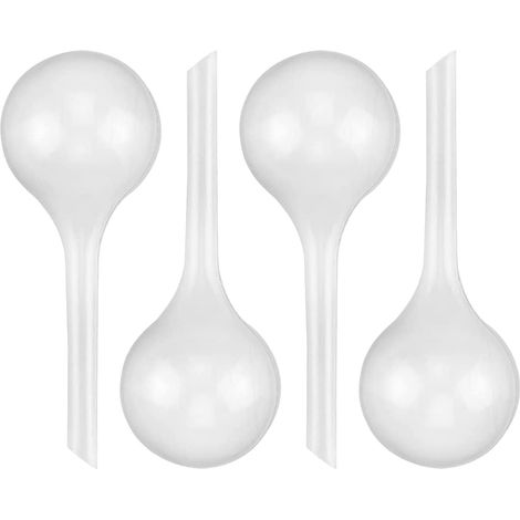Lot de 4 Boules d'arrosage Auto arrosage en PVC 27 x 8 cm 300ml