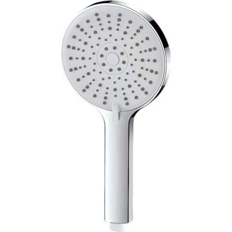 Pommeau de douche haute pression, buse de 12 cm, 5 jets, pommeau de douche anticalcaire universel, pommeau de douche de salle de bain, compatible avec les flexibles de douche et les conduites d'eau st (1/4)