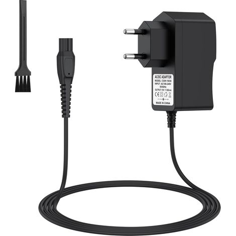 15V Chargeur Tondeuse/Rasoir Compatible avec HQ8505 Serie 3000 5000 7000 9000, QP6520 QP6510 QP6620 MG5750 MG7790, Adaptateur Secteur avec Cordon (1) (1/5)