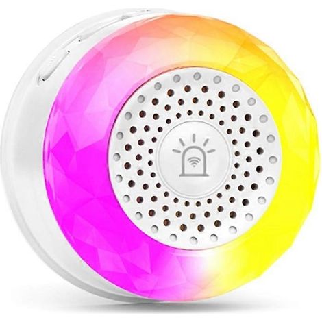 Alarme Sonore Et Lumineuse Wifi - Capteur Portée 350 M - Détecteur Co2 Et Cov - Veilleuse Pir - Prise Eu - 100-240 V - Pour Maison Et Bureau (1/5)