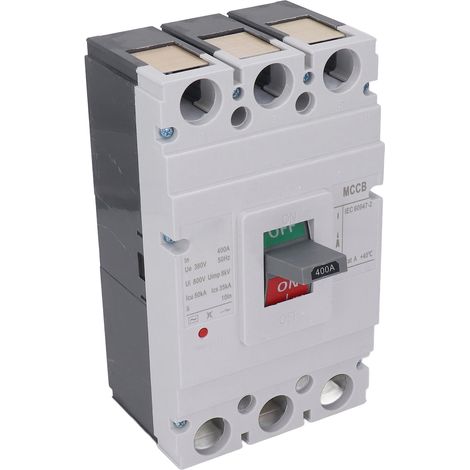 Disjoncteur de protection contre les surcharges triphasées, boîtier ignifugé pour circuit imprimé, 380 V CA, 400 A (1/5)