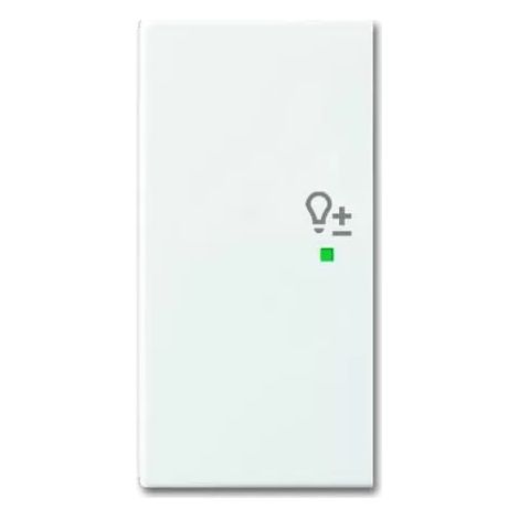 BUSCH-JAEGER Wippe 6234-21-914, 2-fach L, Dimmer, free@home, alpinweiß (1/2)