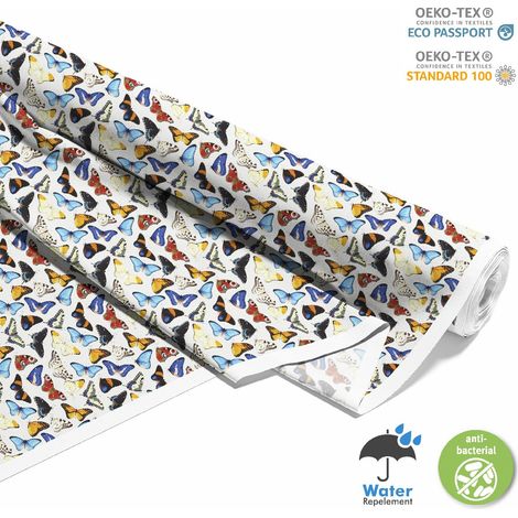 TESSUTI DECORATIVI PER ESTERNI OXFORD - Collezione di motivi farfalle I DX435 (1/5)