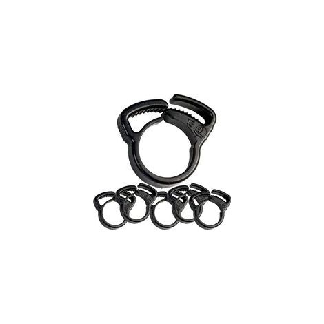 A Lot de 25 Colliers d'Irrigation Goutte à Goutte 16 mm Noir – Fixation Tuyau pour Système Irrigation Goutte à Goutte, Accessoires Irrigation, Collier Tuyau 16mm, Système Irrigation Jardin
