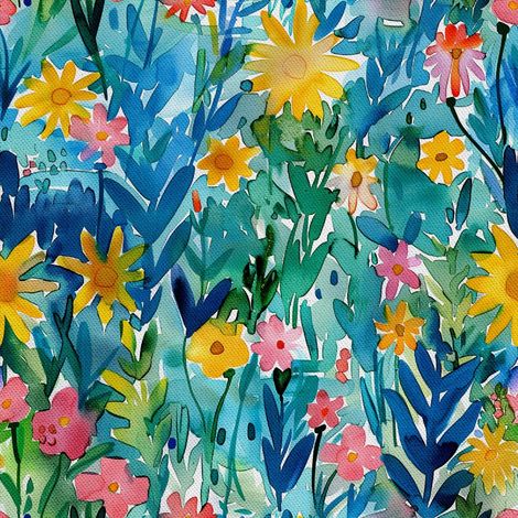 Outdoor dekostoffe oxford - Motiv Frühling I DX7675 (1/5)