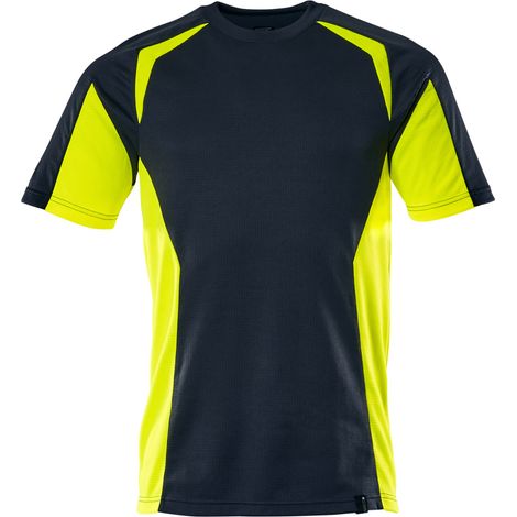 Mascot T-Shirt 22082-771-01017 Gr. M schwarzblau/hi-vis gelb (1/4)