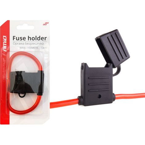 Sicherungshalter-Maxisteckdose mit 30 cm Kabel amio-02338 (1/2)